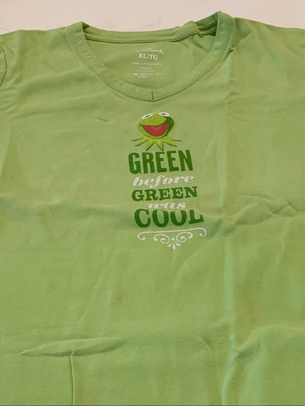 Green Kermit Graphic womens Tee - Hallmark
